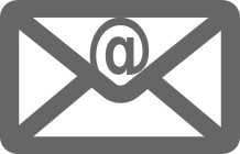 Bild eines Briefumschlags mit @-Symbol